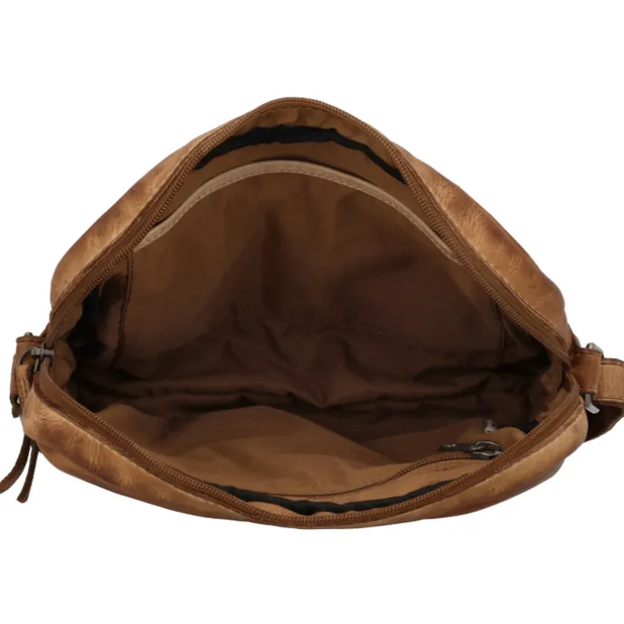 Hide & Stitches Paint Rock Shoulderbag cognac