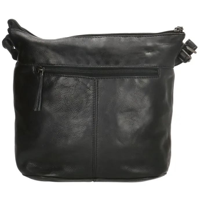Hide & Stitches Paint Rock Shoulderbag black