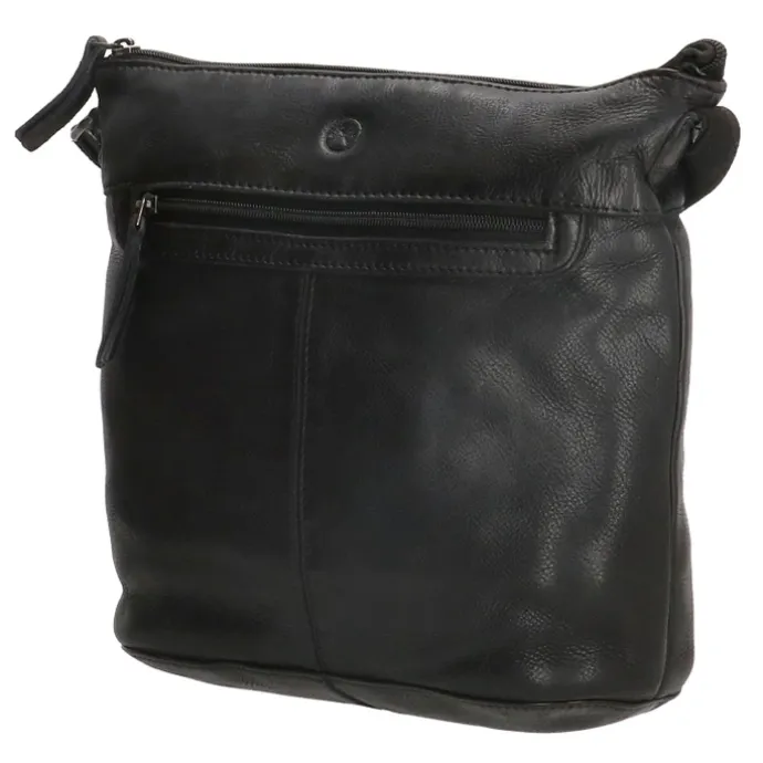 Hide & Stitches Paint Rock Shoulderbag black