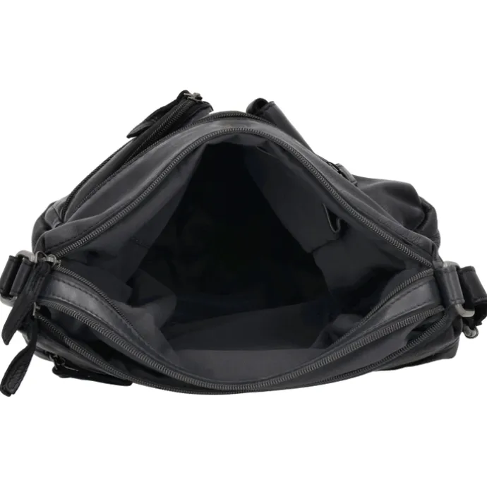 Hide & Stitches Paint Rock Shoulderbag black