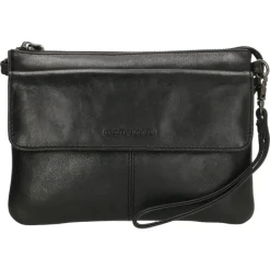 Hide & Stitches Porto Crossbody Tas zwart