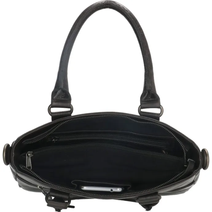 Hide & Stitches Porto Handtas zwart II