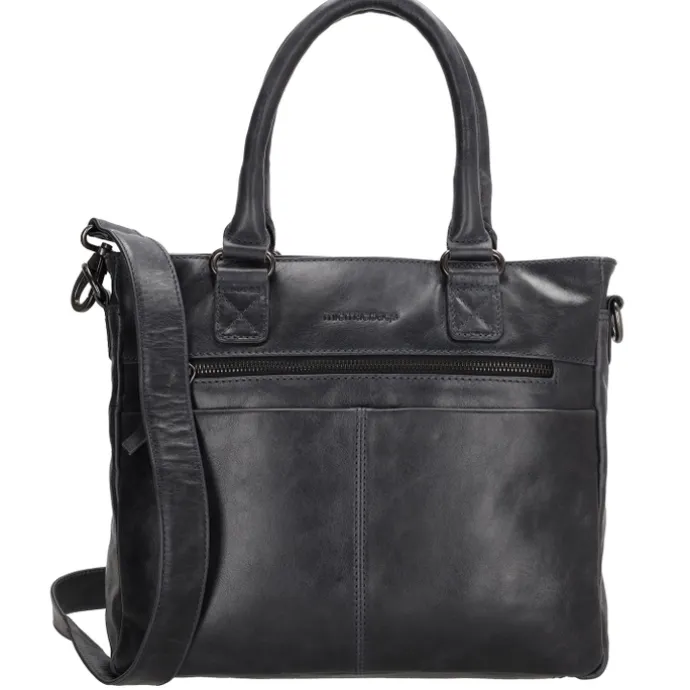 Hide & Stitches Porto Handtas II donker navy