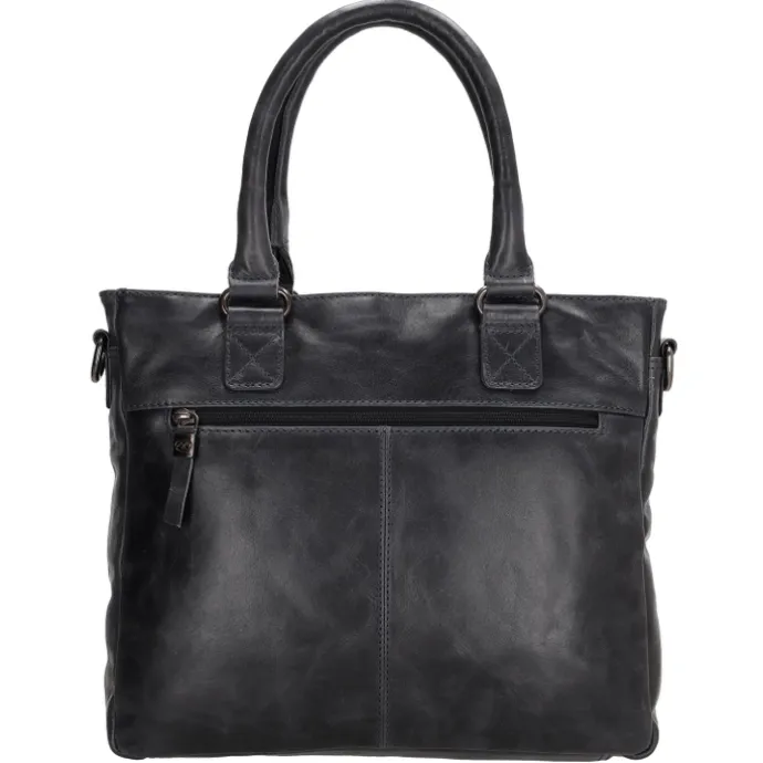 Hide & Stitches Porto Handtas II donker navy