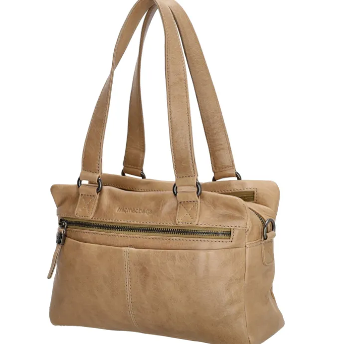 Hide & Stitches Porto Handtas taupe