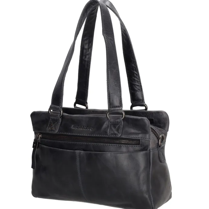 Hide & Stitches Porto Handtas donker navy