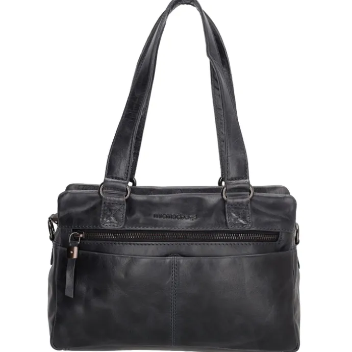 Hide & Stitches Porto Handtas donker navy