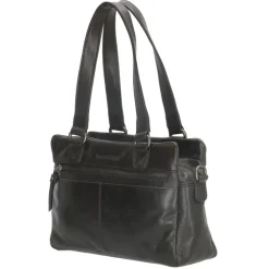 Hide & Stitches Porto Handtas zwart