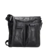 Hide & Stitches Porto Schoudertas donker navy