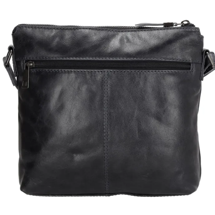 Hide & Stitches Porto Schoudertas donker navy