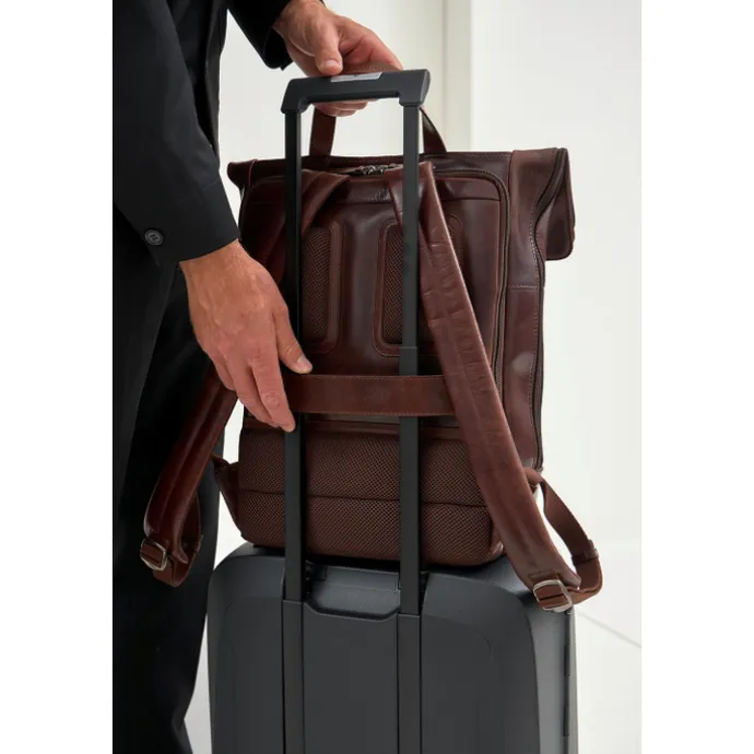 Jost Lund Messenger Backpack brown