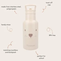 Kidzroom Beary Excited Bottle 350 ML beige