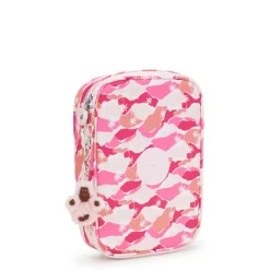 Kipling 100 Pens pink palm