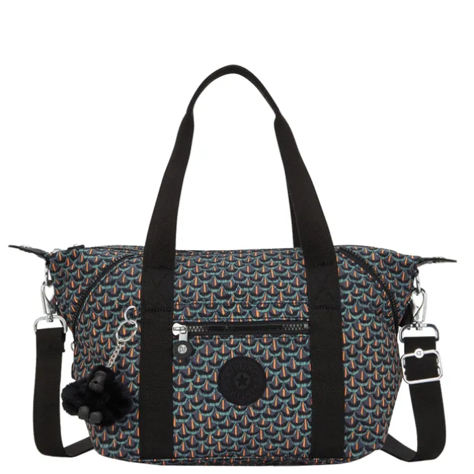 Kipling Art M prt ac geo feather