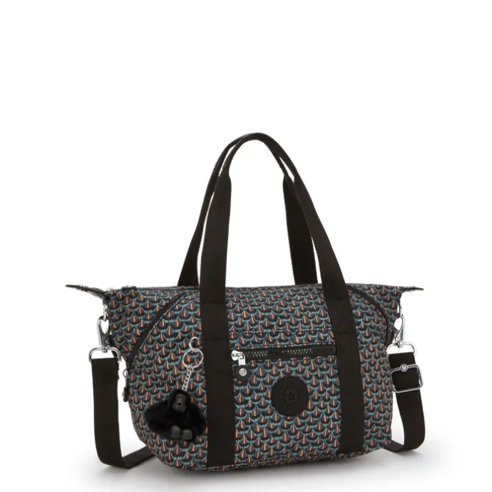 Kipling Art M prt ac geo feather