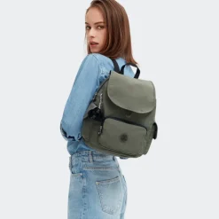 Kipling City Pack Backpack S green moss