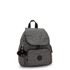 Kipling City Pack Mini prt ac geo feather