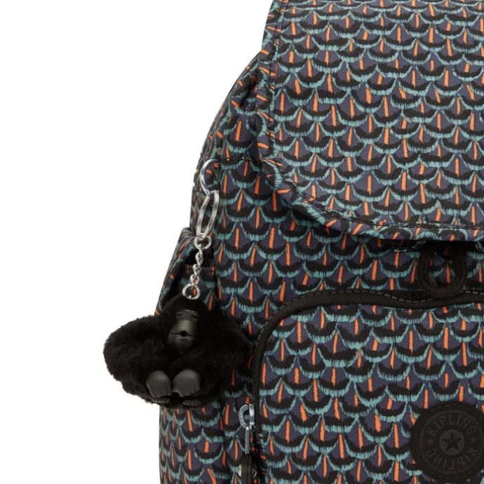 Kipling City Pack Mini prt ac geo feather