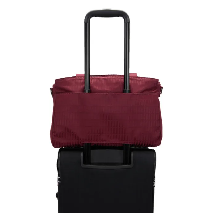Kipling Elysia Work S e jq maroon tile jacquard