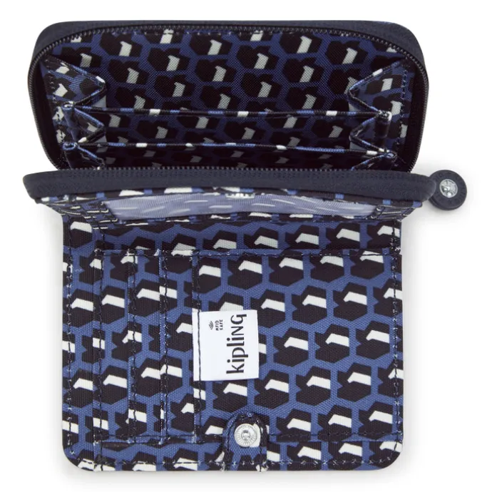 Kipling Money Love Wallet 3d k blue