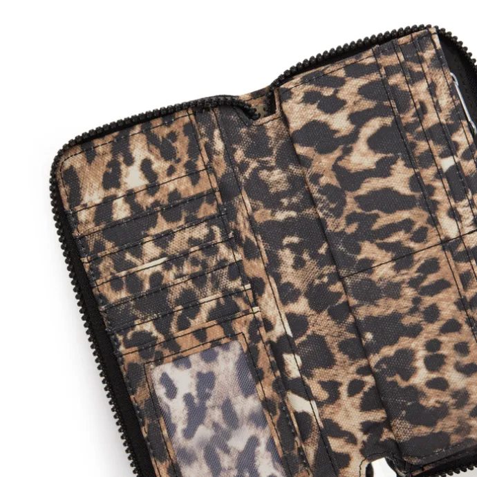 Kipling Money World B prt wild leopard