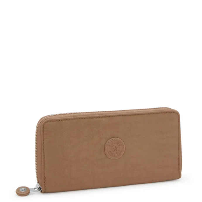 Kipling Money World early tan