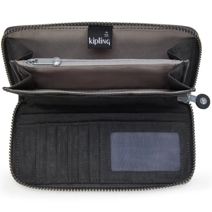 Kipling Money World Wallet black noir