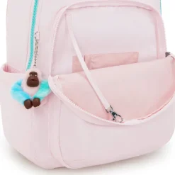 Kipling Seoul College pink met
