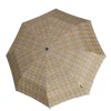 Knirps T.200 Medium Duomatic check beige