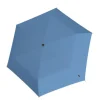 Knirps U.200 Ultra Light Duomatic Paraplu UV Protection blue with black coating