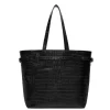 Liebeskind Lora Croco Tote L black
