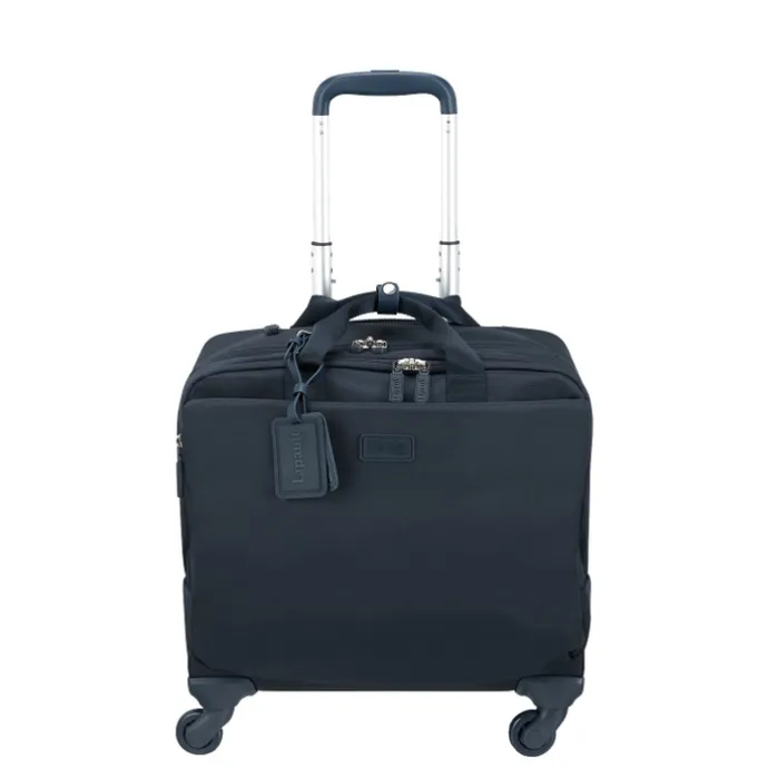 Lipault 4BIZ Spinner Tote carbon blue