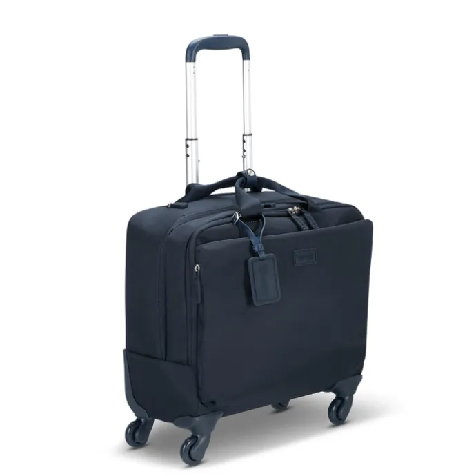 Lipault 4BIZ Spinner Tote carbon blue