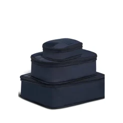Lipault Travel Accessoires Set of 3 Compression Packing Cubes navy