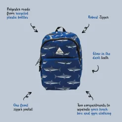 Little Legends Backpack L shark mouth