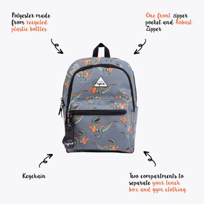 Little Legends Backpack L dino boxing