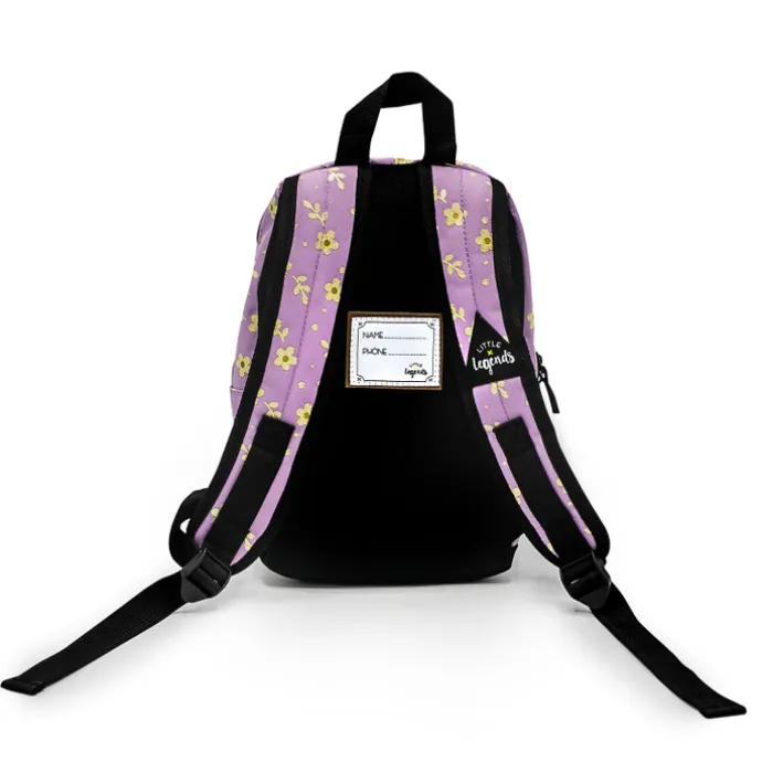 Little Legends Backpack S lila flower