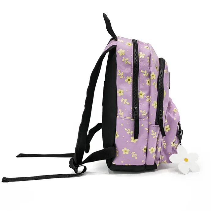 Little Legends Backpack S lila flower