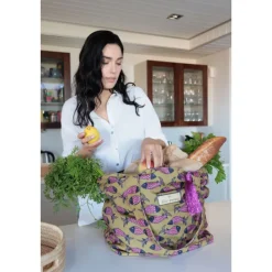 Little Legends Beach Bag Fish Indian pink