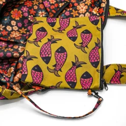 Little Legends Beach Bag Fish Indian pink