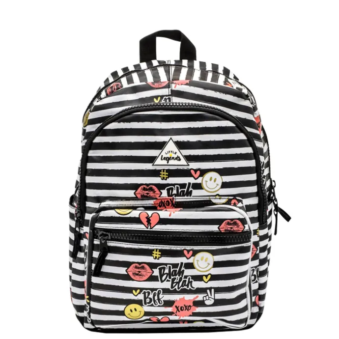 Little Legends BFF Backpack L zwart/wit/roze