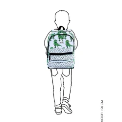 Little Legends Dino Backpack L groen / wit