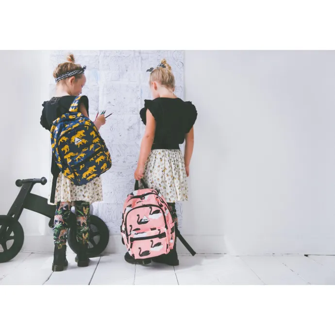 Little Legends Tiger navy blue Backpack L donker blauw