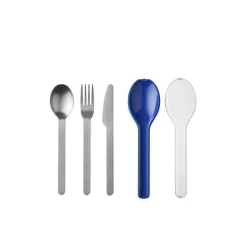 Mepal Ellipse Cutlery 3-Pieces vivid blue
