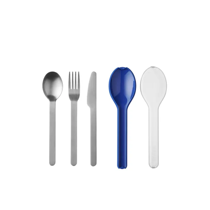 Mepal Ellipse Cutlery 3-Pieces vivid blue