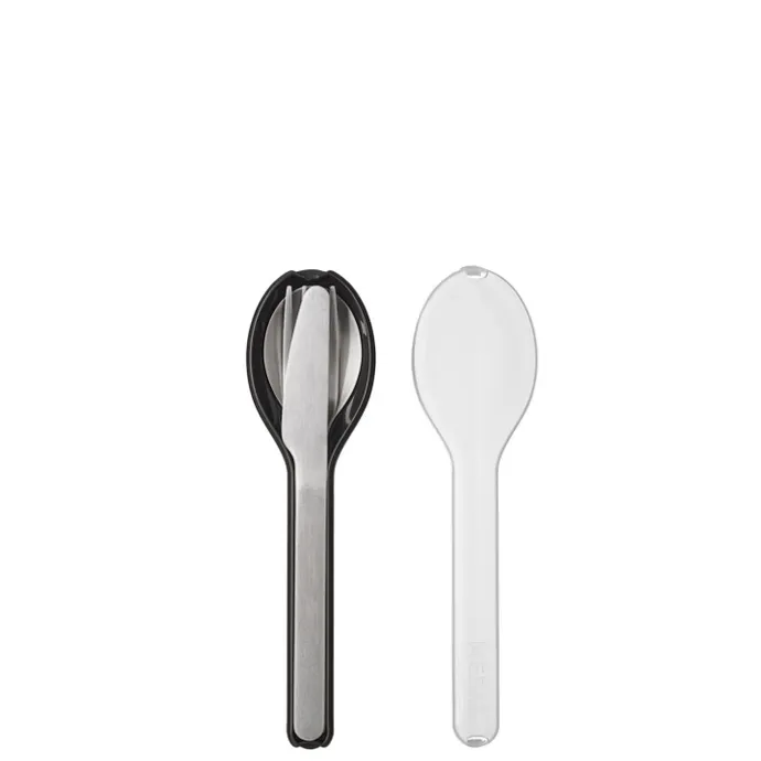 Mepal Ellipse Cutlery 3-Pieces nordic black