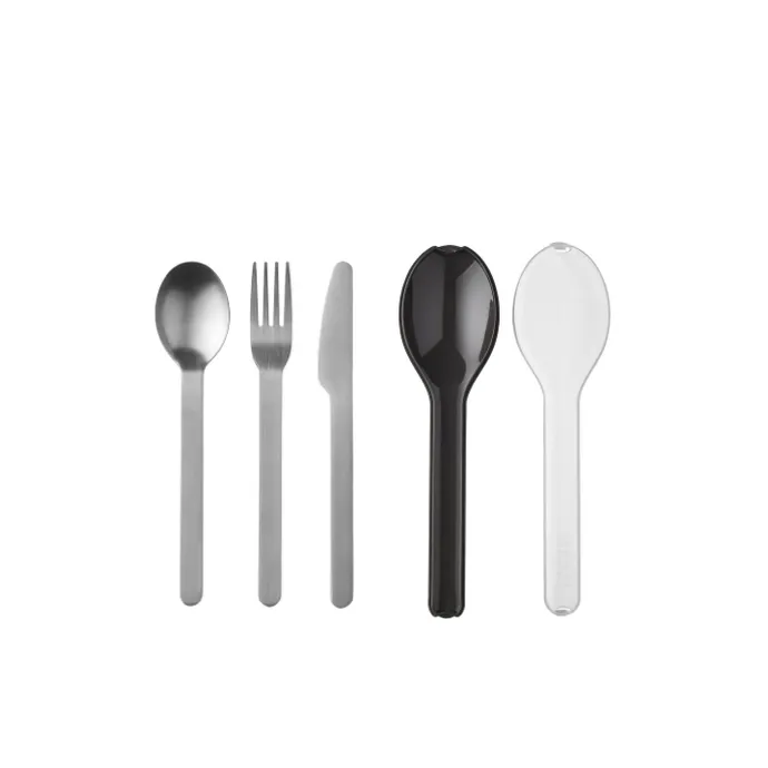 Mepal Ellipse Cutlery 3-Pieces nordic black