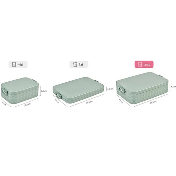 Mepal Take a Break Lunchbox Large vivid mauve
