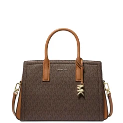 Michael Kors Laila MD Satchel brn/acorn