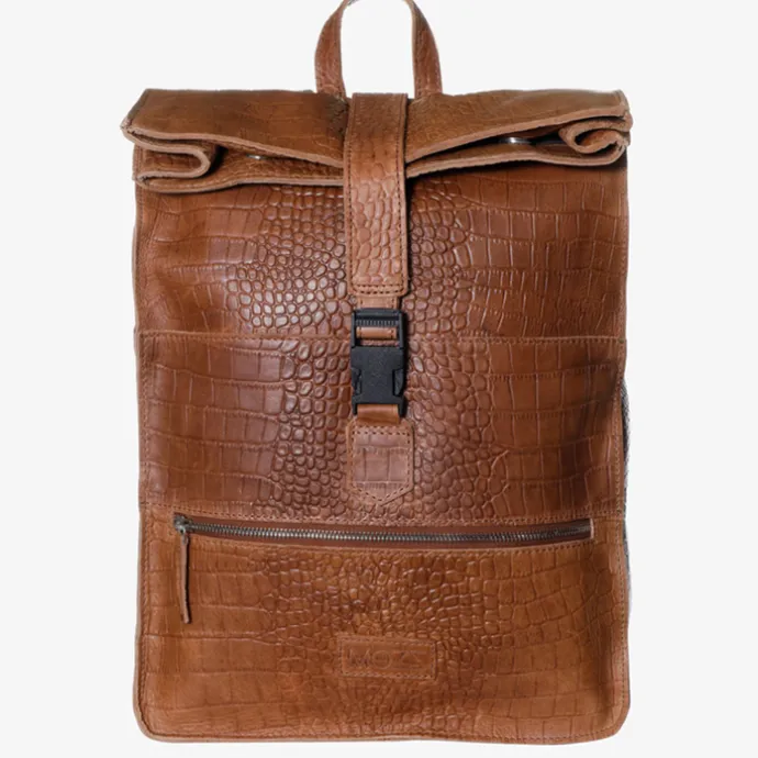 Mozz Croco Gobi Backpack croco camel